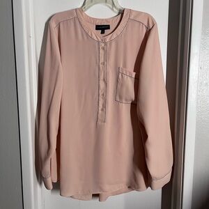 Moving Sale! Elegant Lane Bryant Salmon Tone Blouse